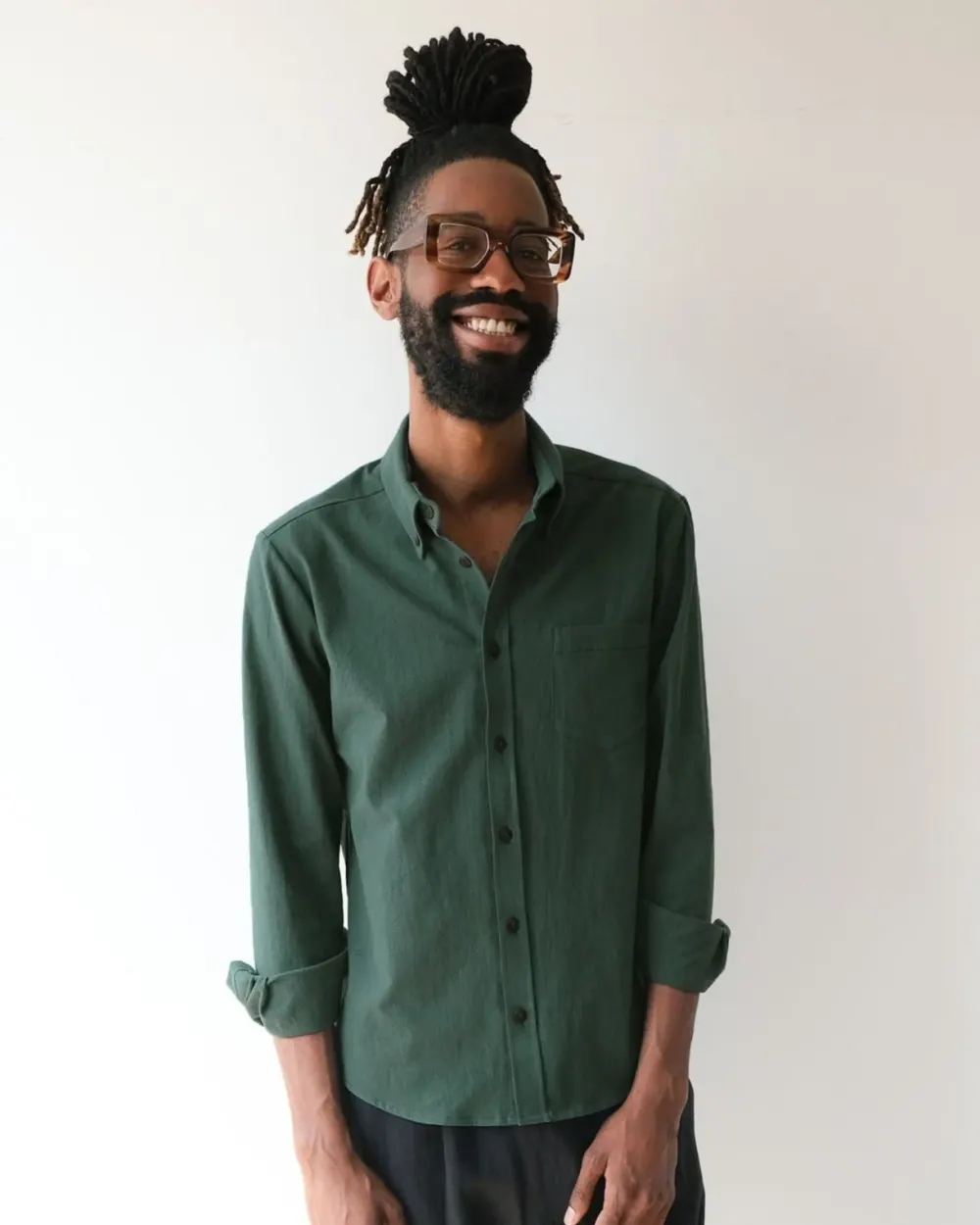 Cotton shirt No2588m, mismatched from Atelier B