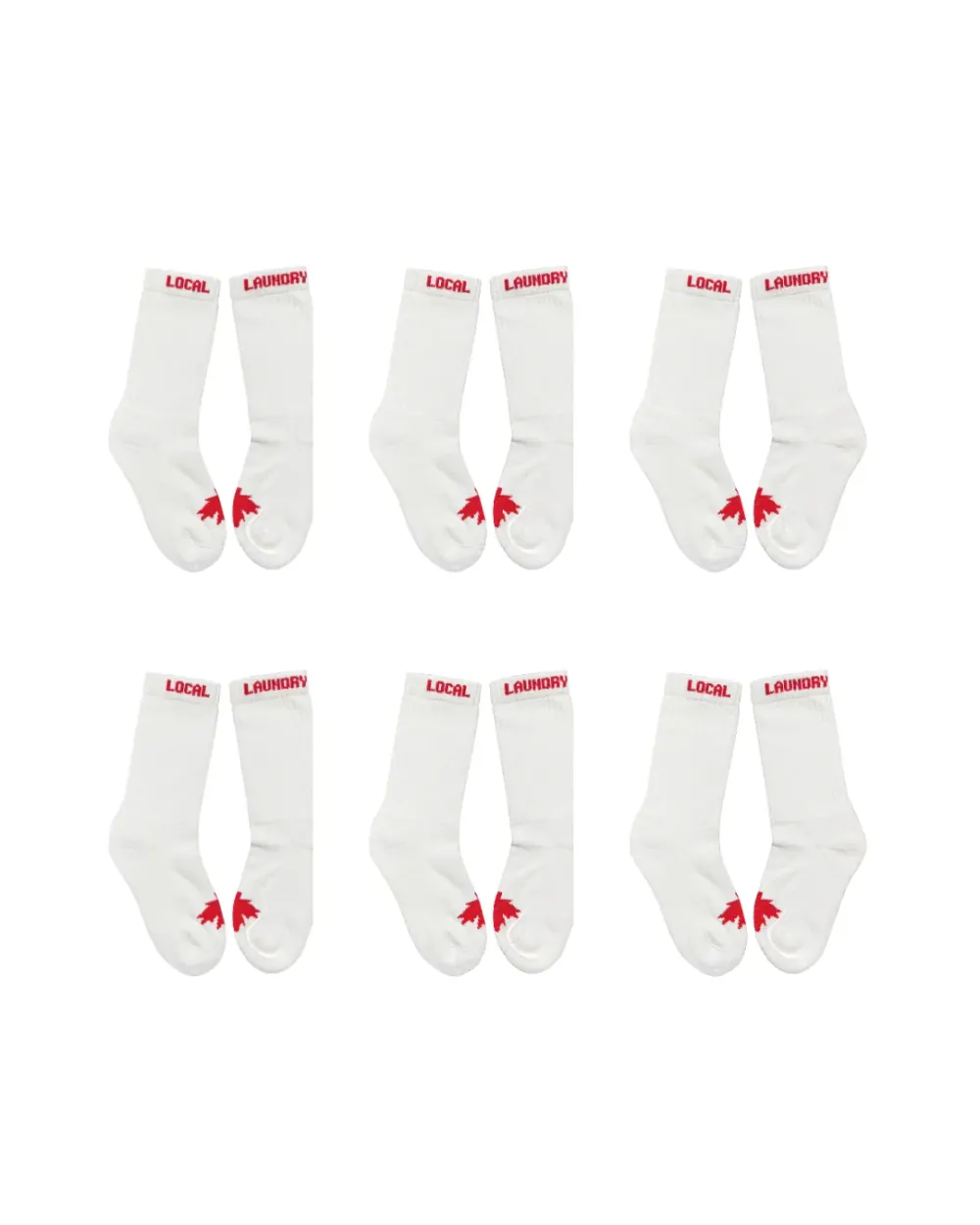The Leaf Giving Socks - 6 Pack (Pay for 4) from Local Laundry