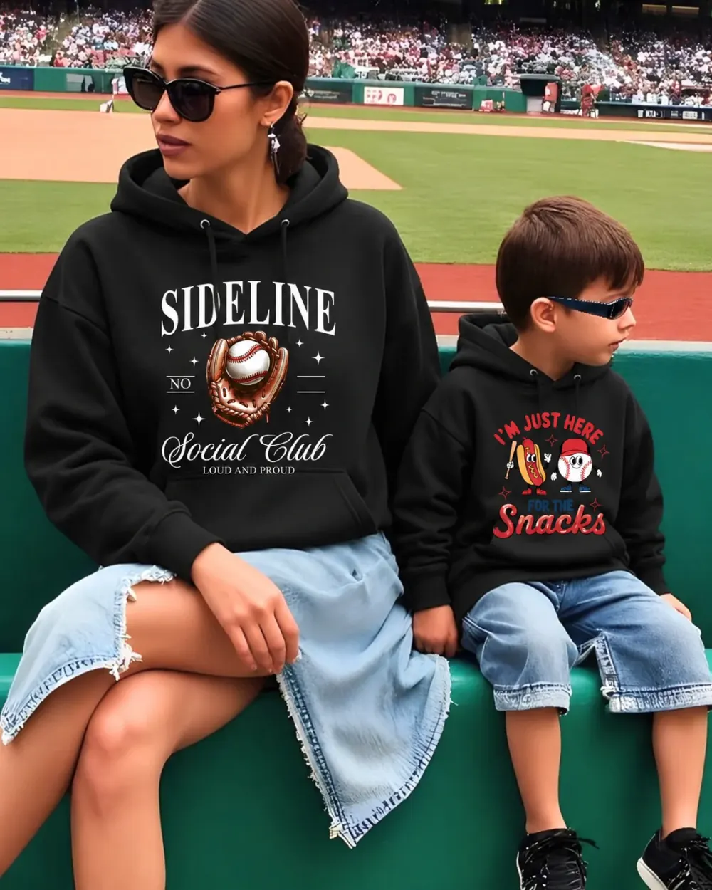 Ball Club Women's Hoodie from Posh & Cozy