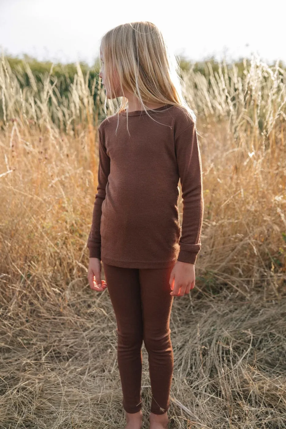 Kids Merino Wool Thermal Top from Simply Merino