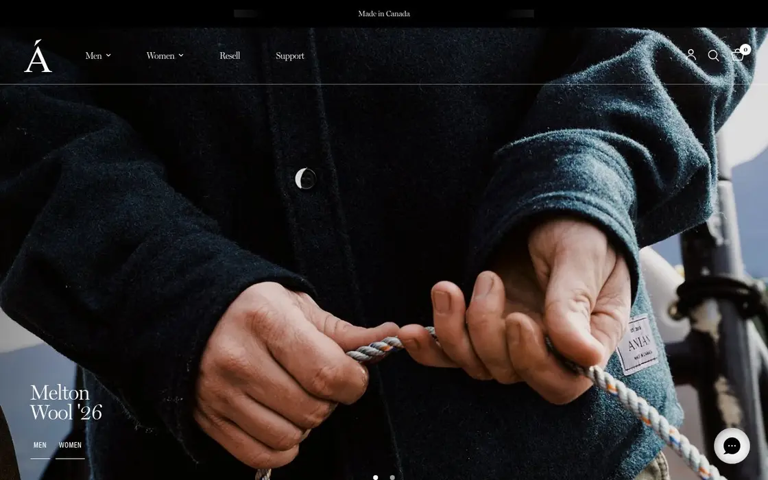 Anian Mfg website