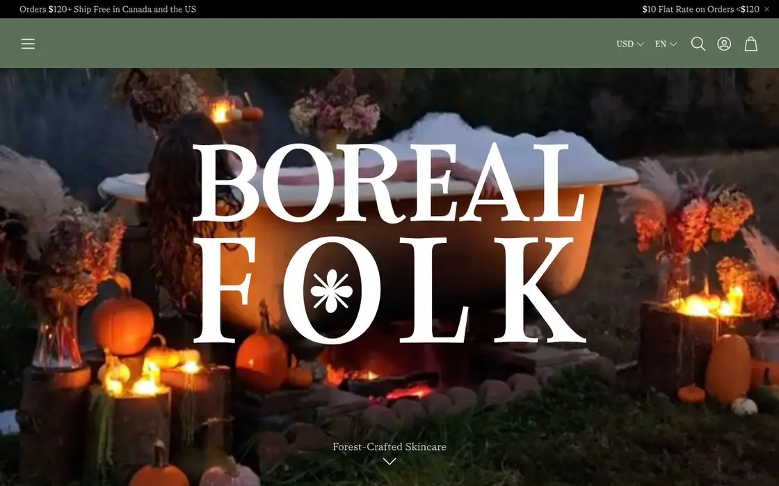 Boreal Folk website