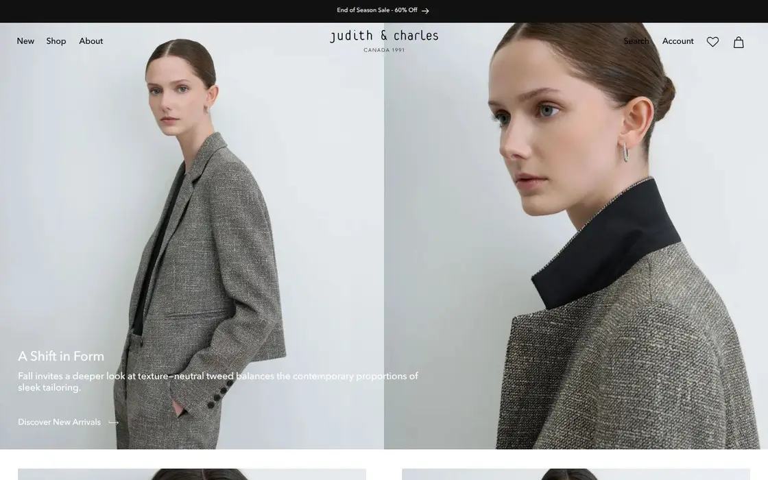 Judith & Charles website