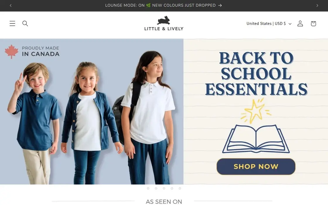 Little & Lively website