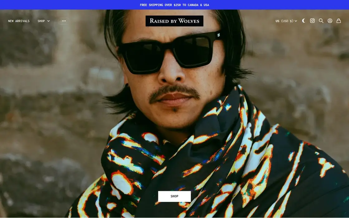 Raised by Wolves website